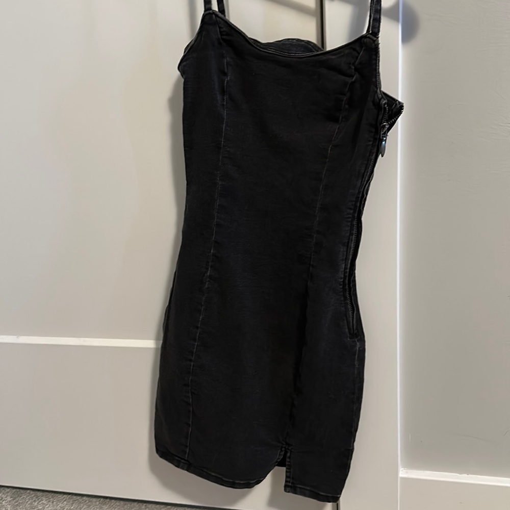 xxs jean dress, body con